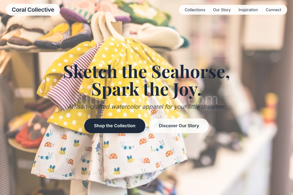 Watercolor Children Clothes
