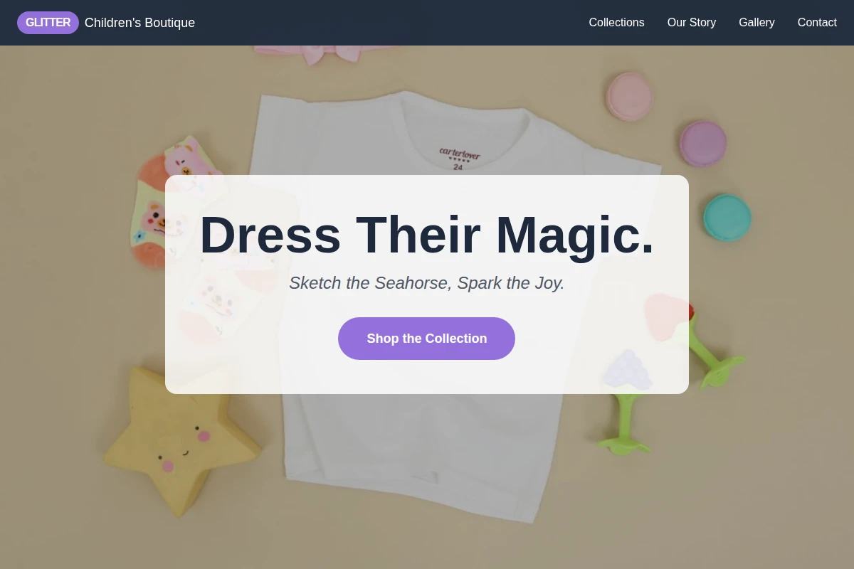 Glitter Children Clothes