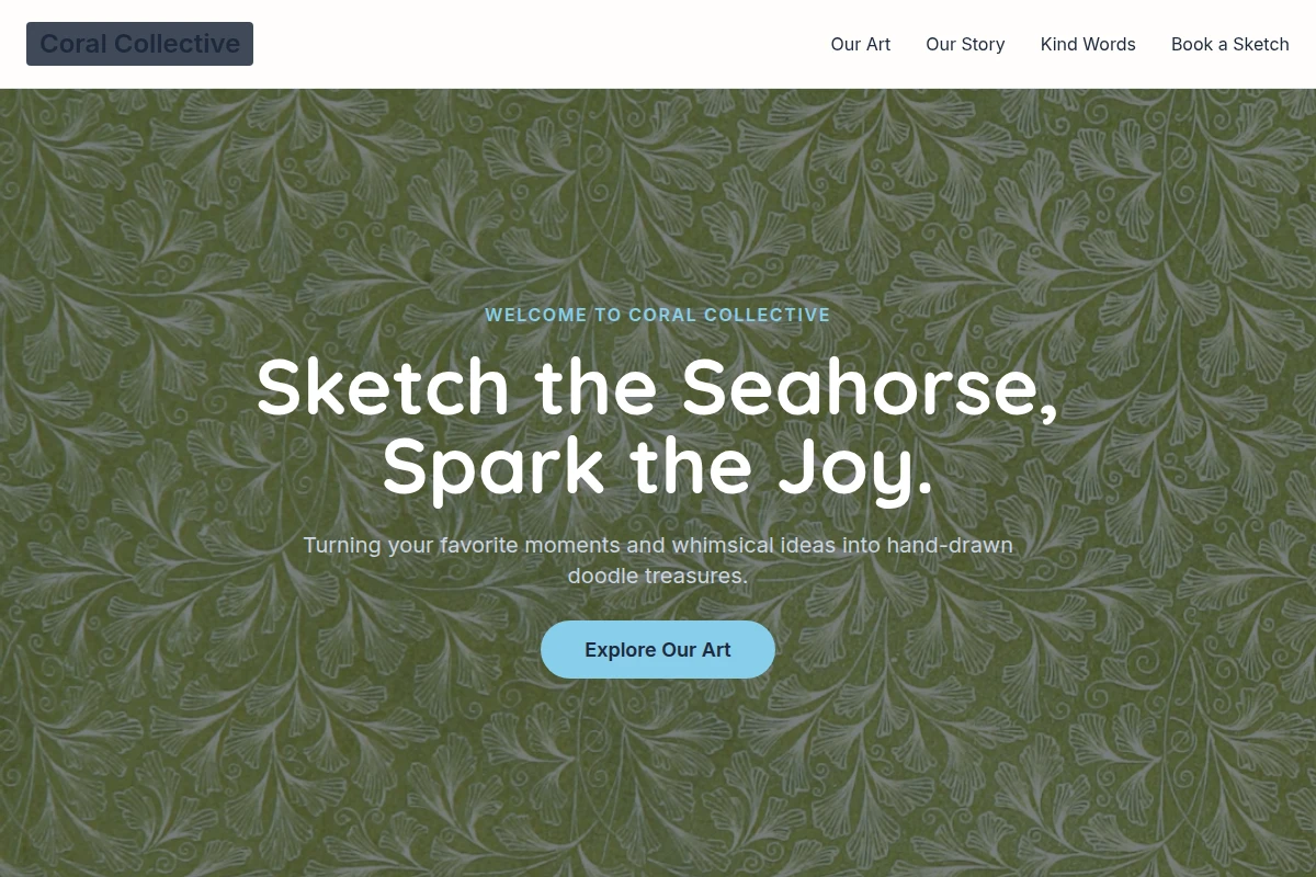 Premium Art Studio Website Design
